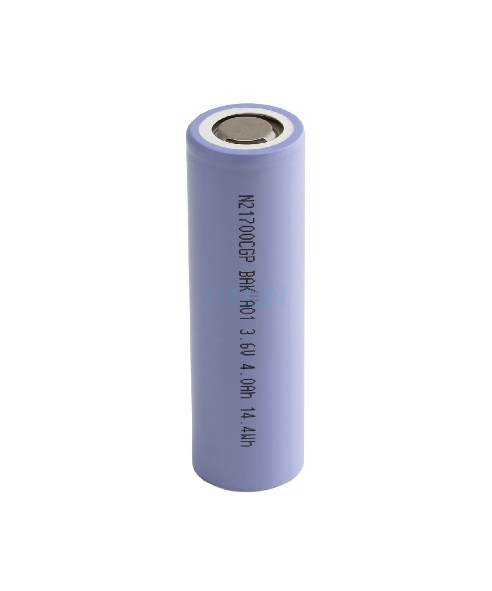 Batería de Litio Cilíndrica 3.6V 4000mAh | Pila Recargable BAK N21700CGP